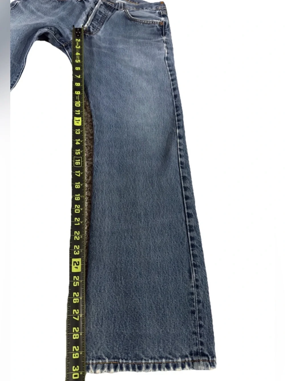 Vtg Levi's 501 Original Fit Jeans 30x30 Indigo Blue Button Fly 2005 USA Era